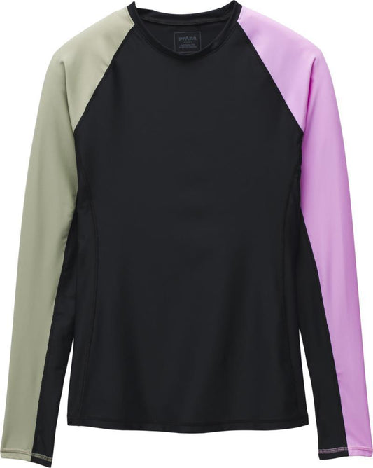 Baja Bound LS Rashguard - Womens - Black Color Block 1