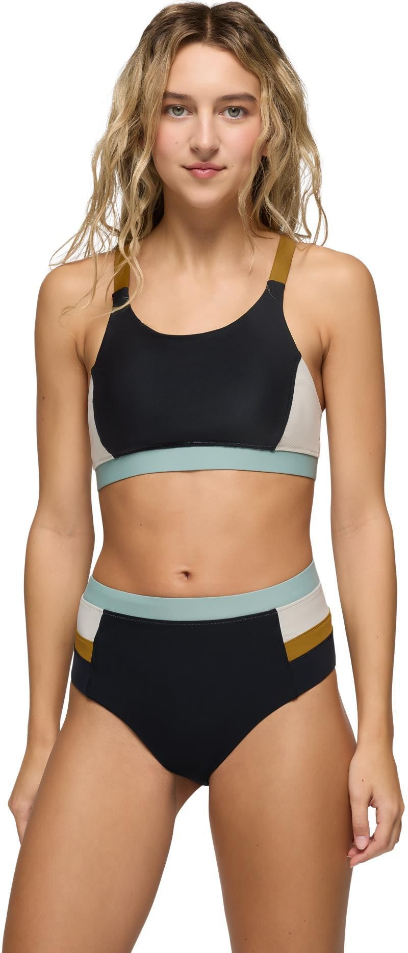Baja Bound Sport Top - Womens - black colorblock 1