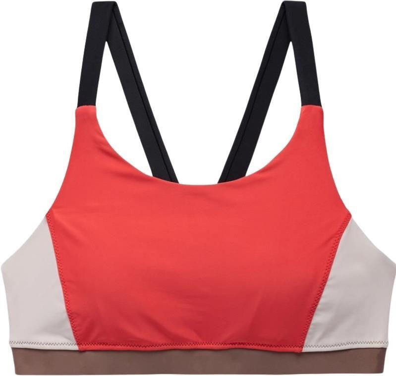Baja Bound Sport Top - Womens - rose fire colorblock 1