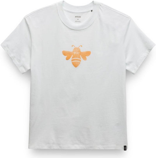 Bee Journeyman SS Tee - Womens - soft white 1