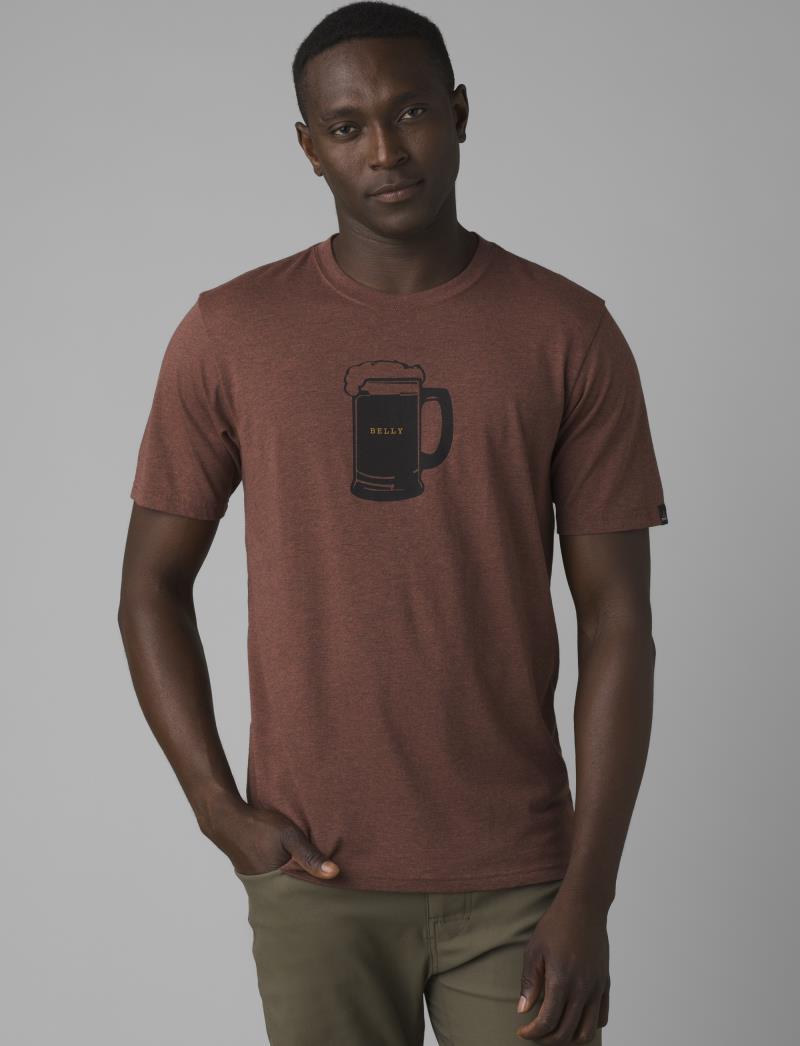 Beer Belly Journeyman T-Shirt - Mens - Clove Heather 2