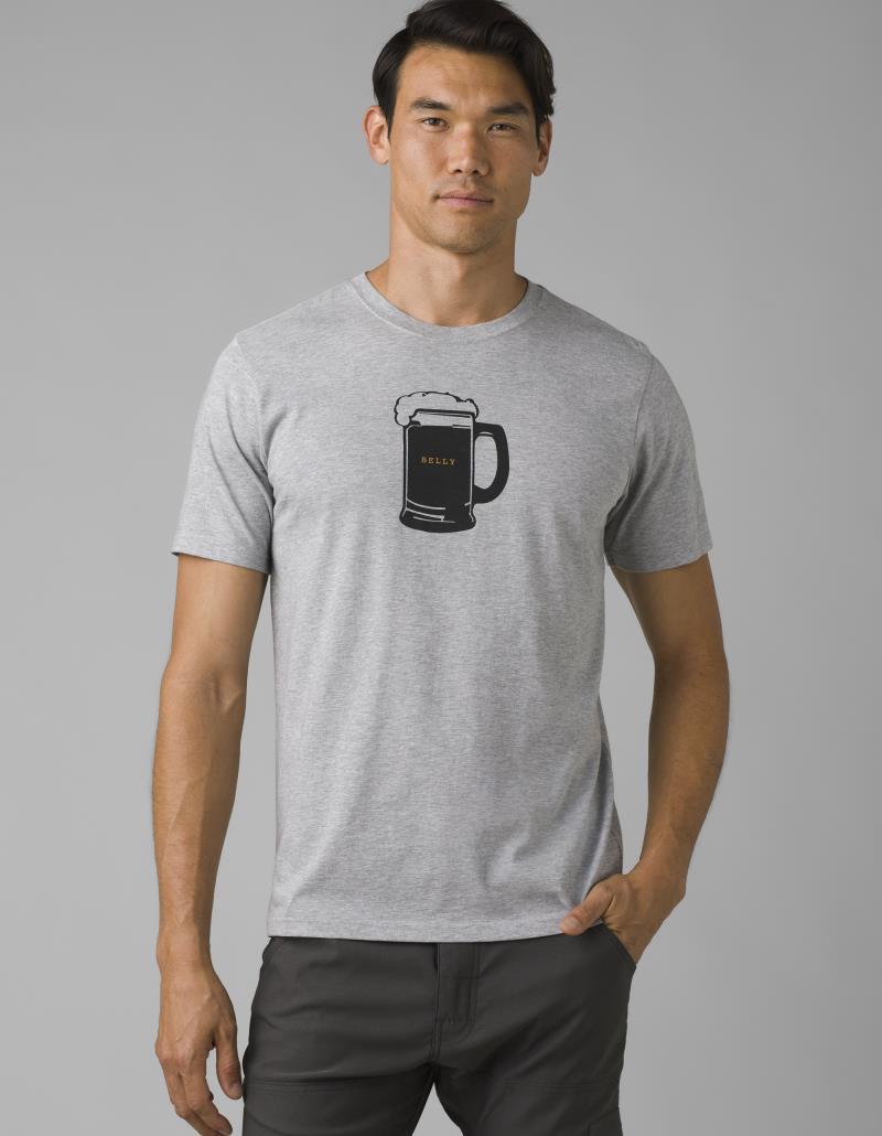 Beer Belly Journeyman T-Shirt - Mens - Medium Heather Grey 2