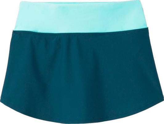 Belltello Swim Skirt - Deep Verde Colorblock 1