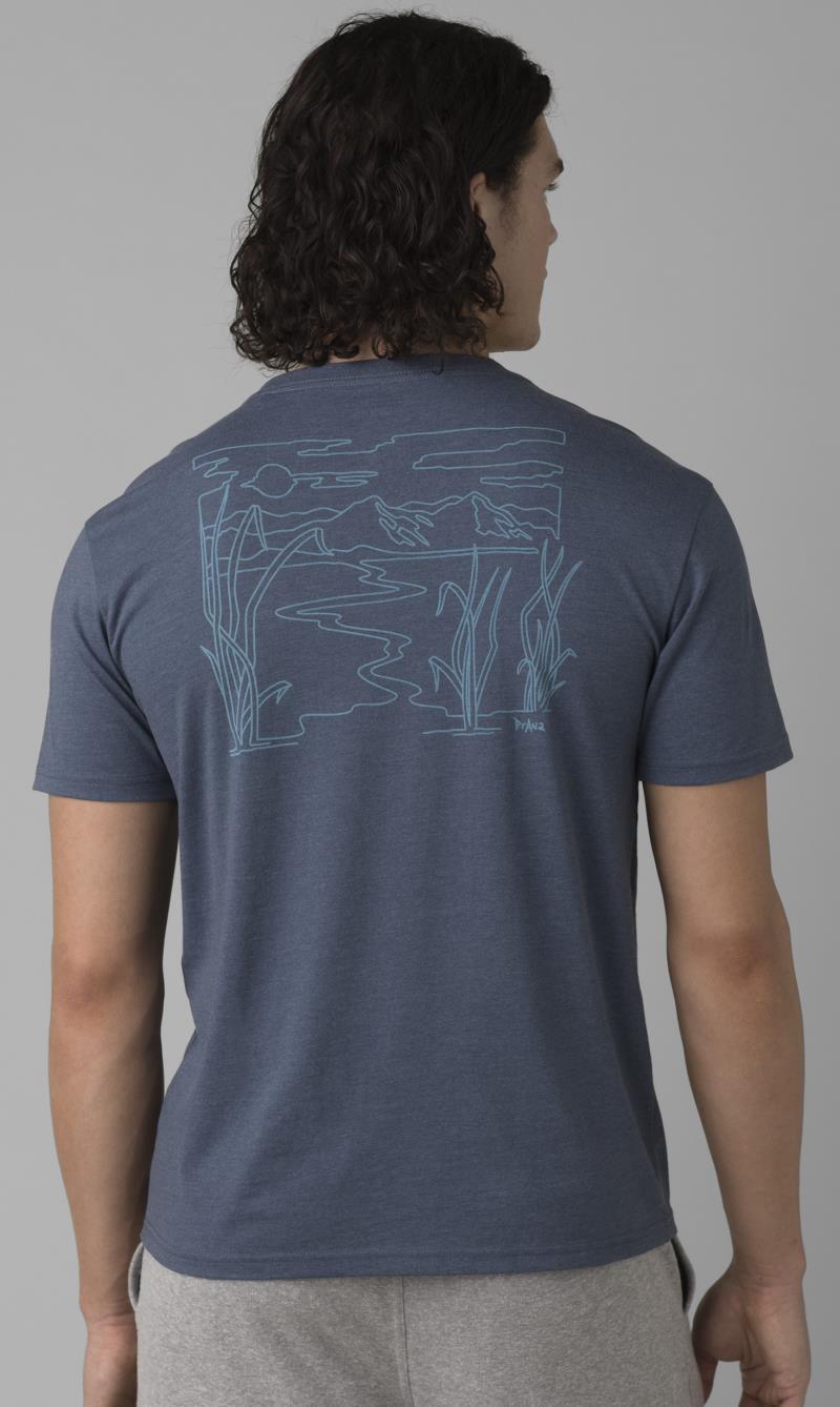 Bishop Creek SS Tee - Mens - Denim Heather 3