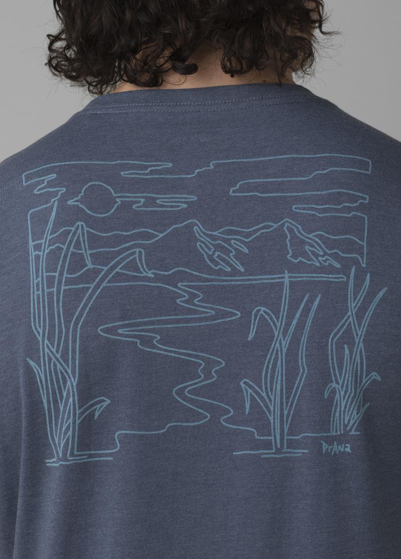 Bishop Creek SS Tee - Mens - Denim Heather 4