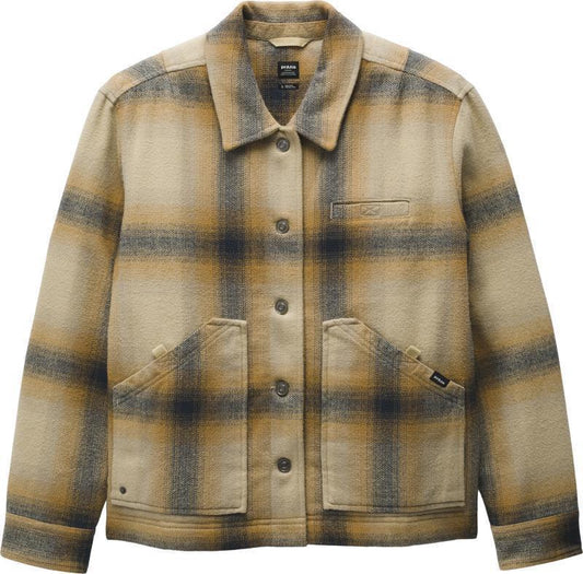 Bridges Flannel Jacket - Womens - Sandstone 1