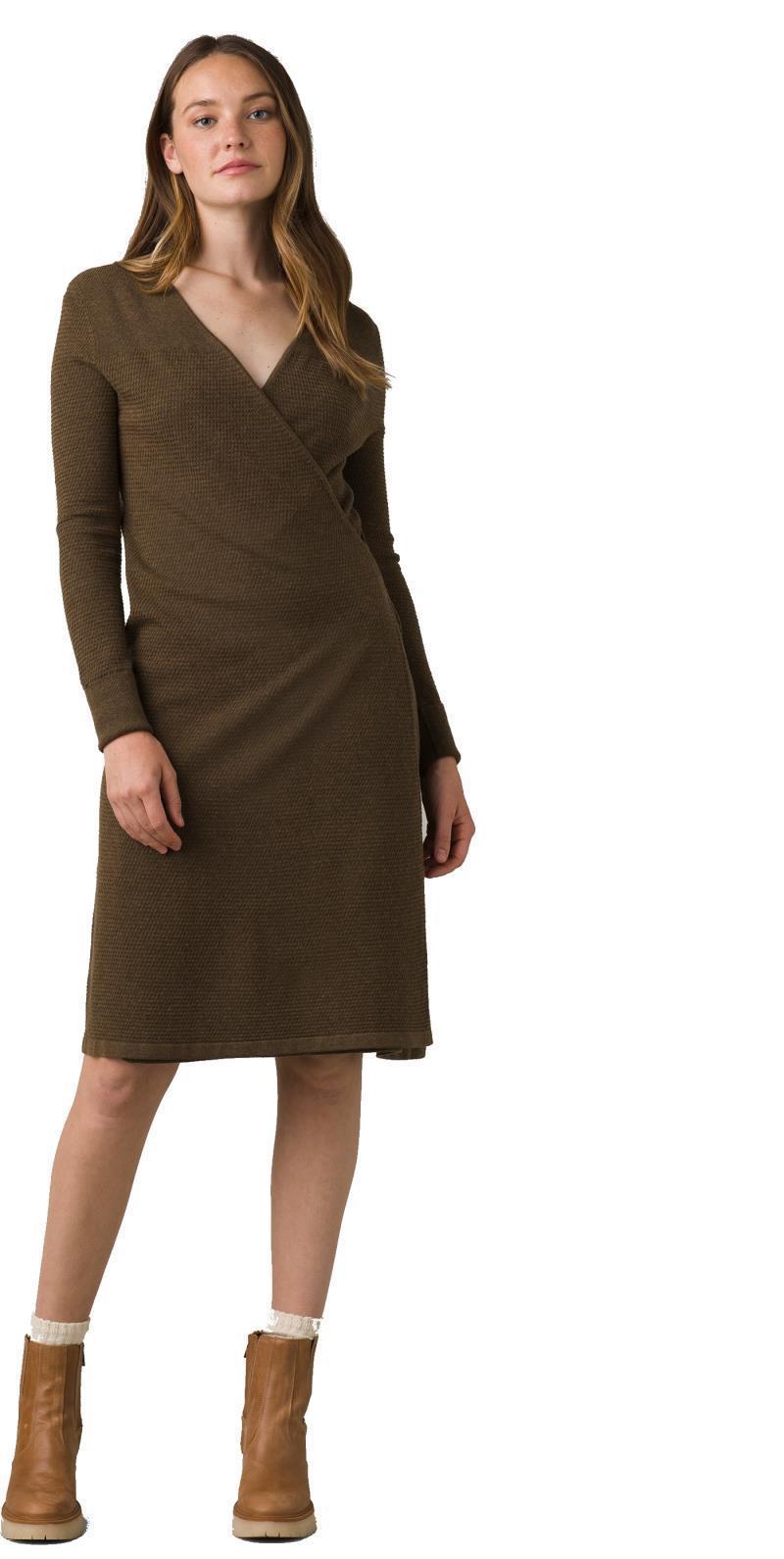Bryce Bluff Dress - dark camel 1