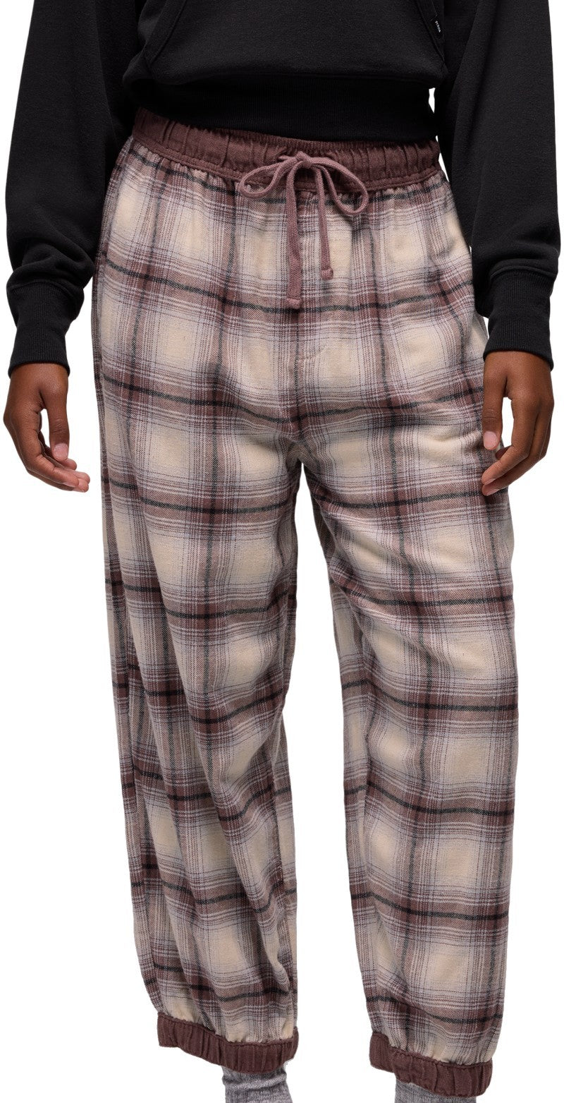 Cabin Core Flannel Pants, Reg - Womens - almond 1