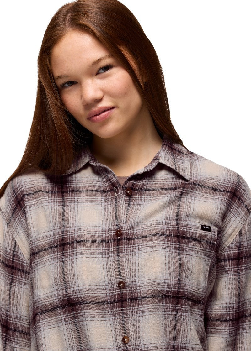 Cabin Core Flannel - Womens - almond 1