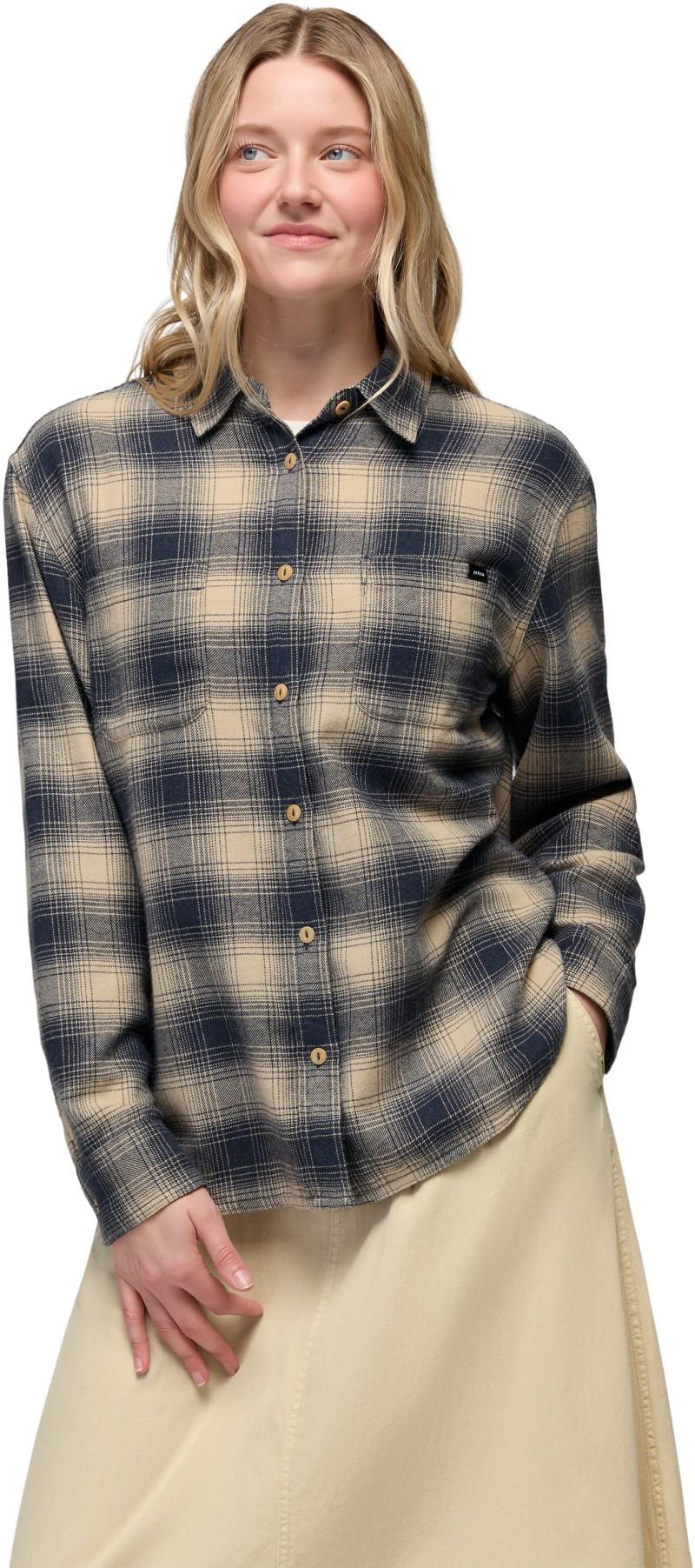 Cabin Core Flannel - Womens - stone 1