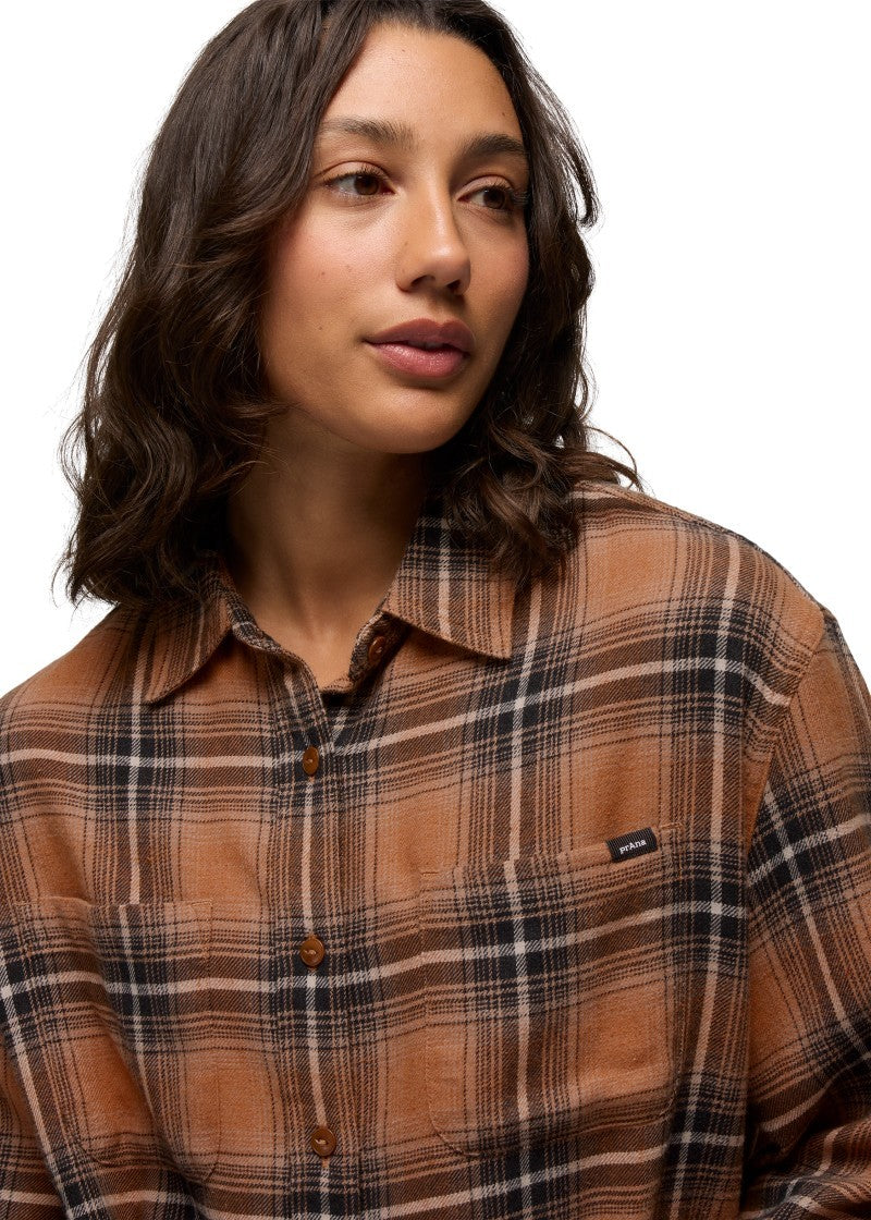 Cabin Core Flannel - Womens - tawny 1