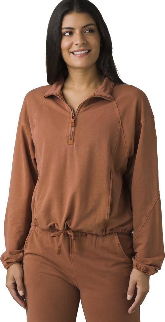 Calimero 1/2 Zip - Womens - terra 1