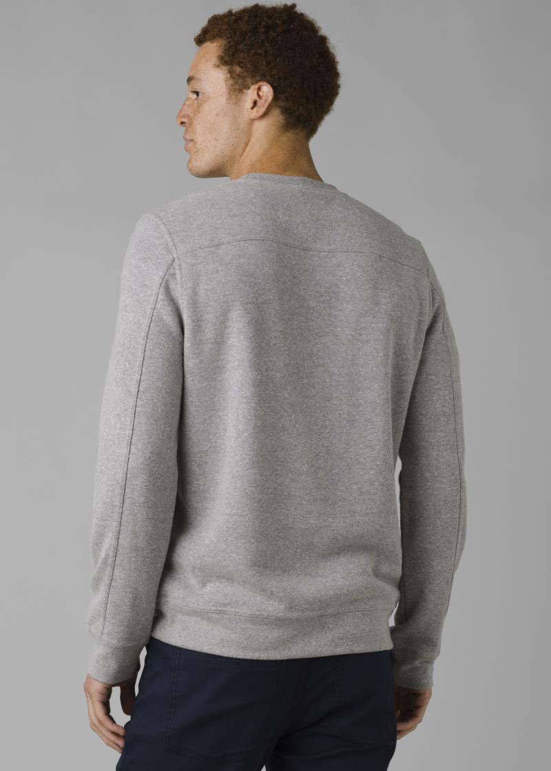 Cardiff Fleece Crew - Mens - heather grey 1