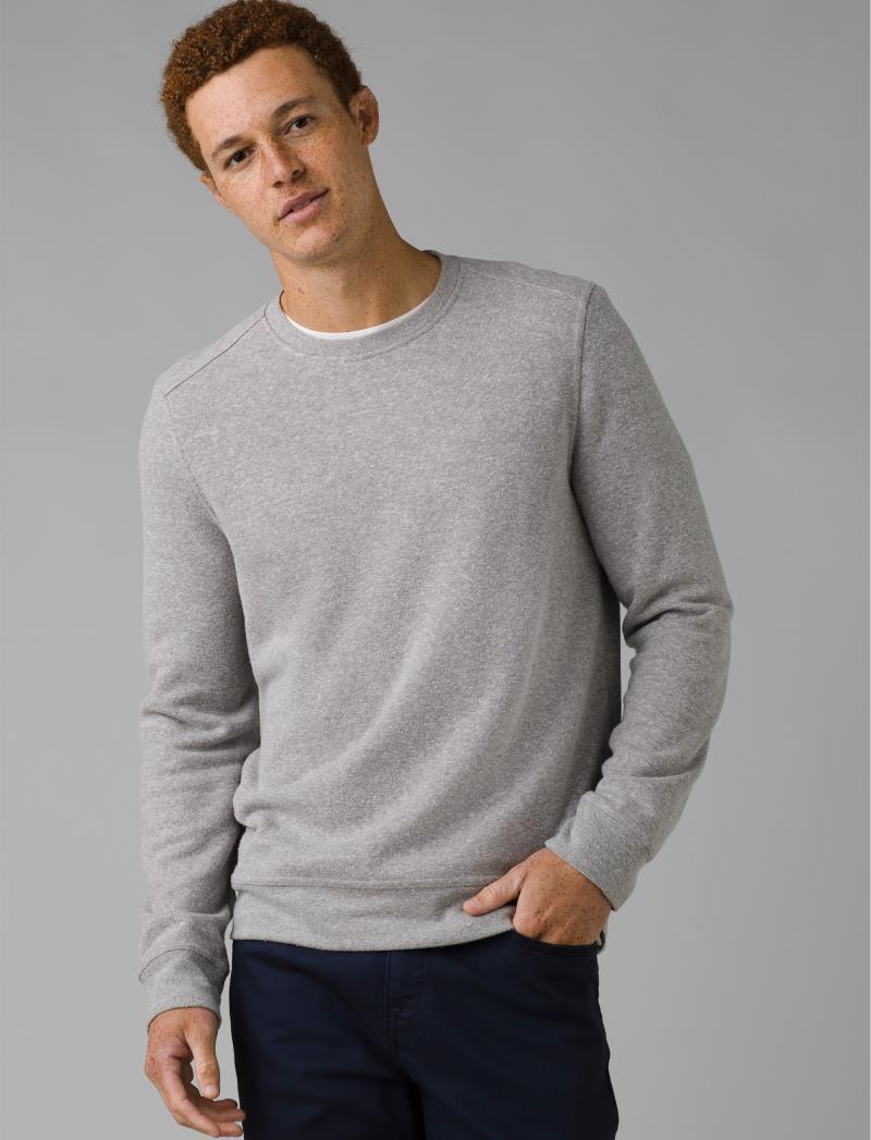 Cardiff Fleece Crew - Mens - heather grey 1