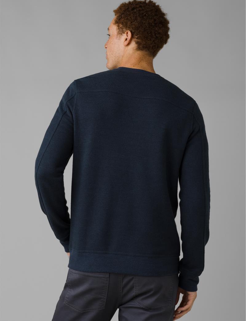 Cardiff Fleece Crew - Mens - nautical heather 1