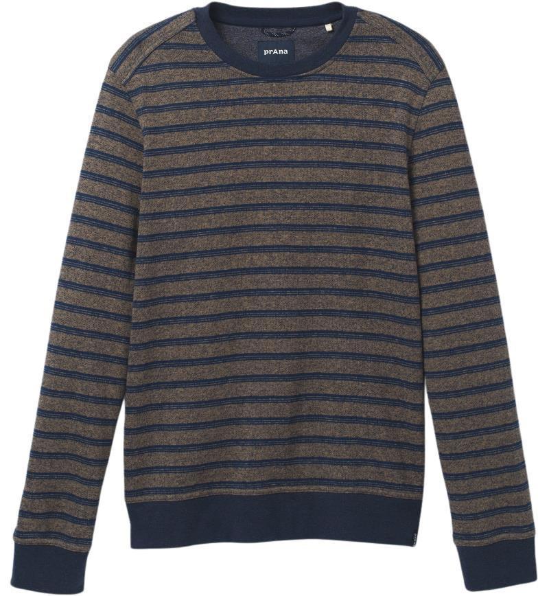 Cardiff Fleece Crew - Mens - nocturnal stripe 1