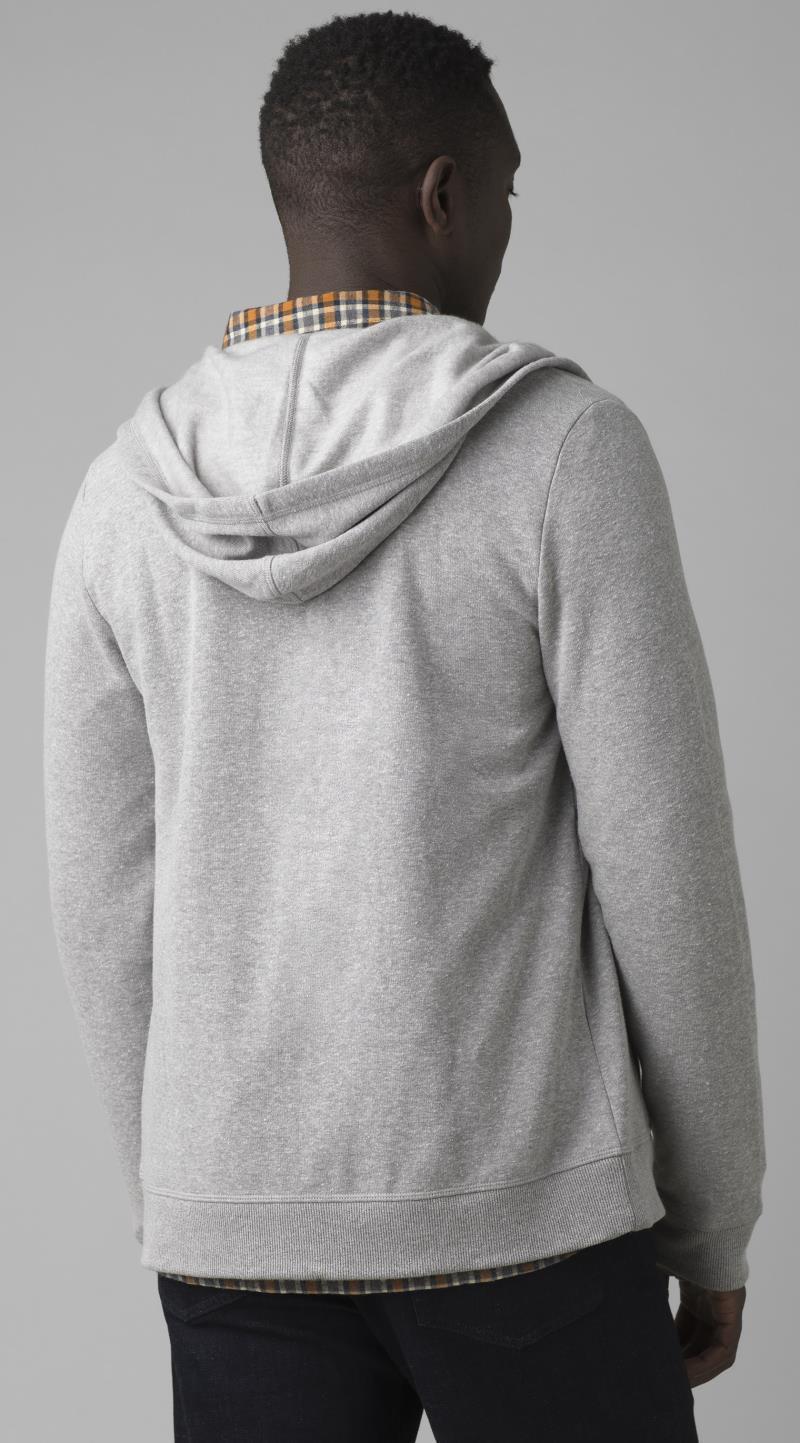 Cardiff Fleece Full Zip - Mens - Heather Grey 3