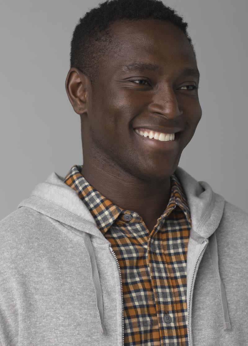Cardiff Fleece Full Zip - Mens - Heather Grey 4