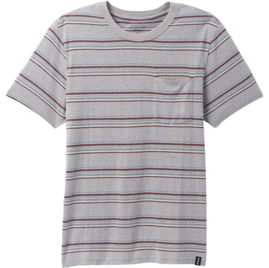Cardiff SS Pocket T-Shirt - Slim - Mens - Alloy Stripe 1