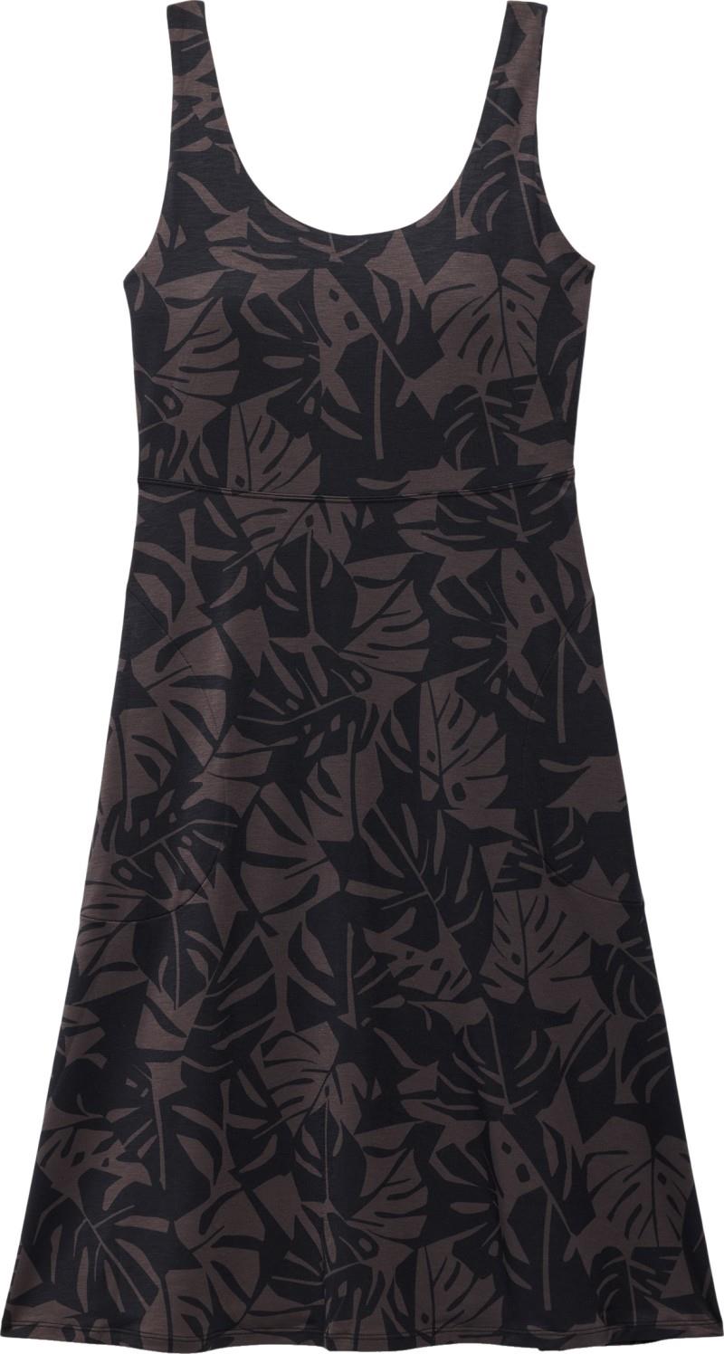 Corrinne Dress - black monstera 1