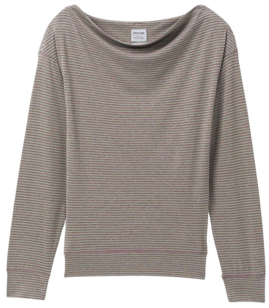 Cozy Up Aires Top - Womens - sage brush stripe 1