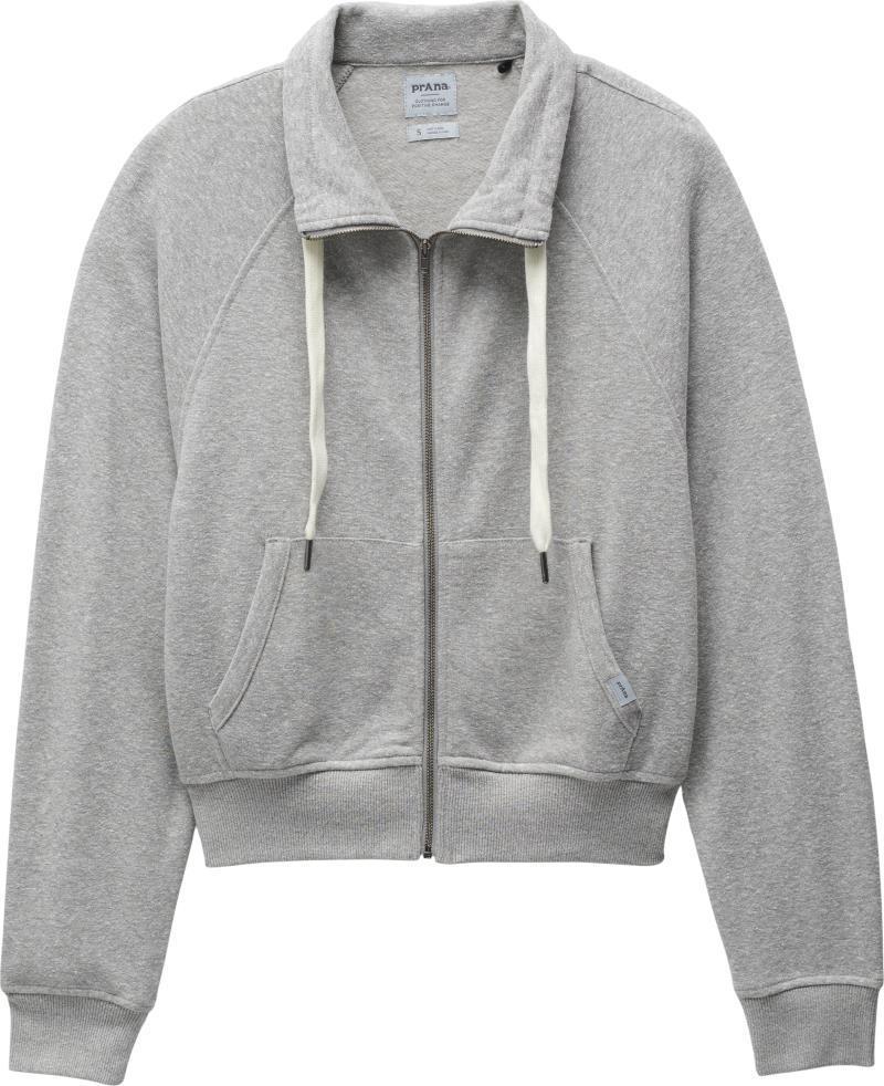 Cozy Up Full Zip - Womens - Heather Grey 1