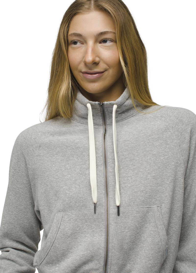 Cozy Up Full Zip - Womens - Heather Grey 4