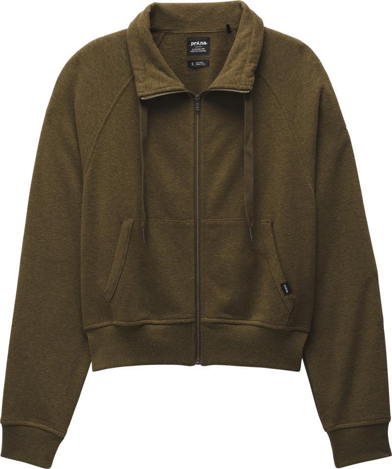 Cozy Up Full Zip - Womens - Rich Earth Heather 1