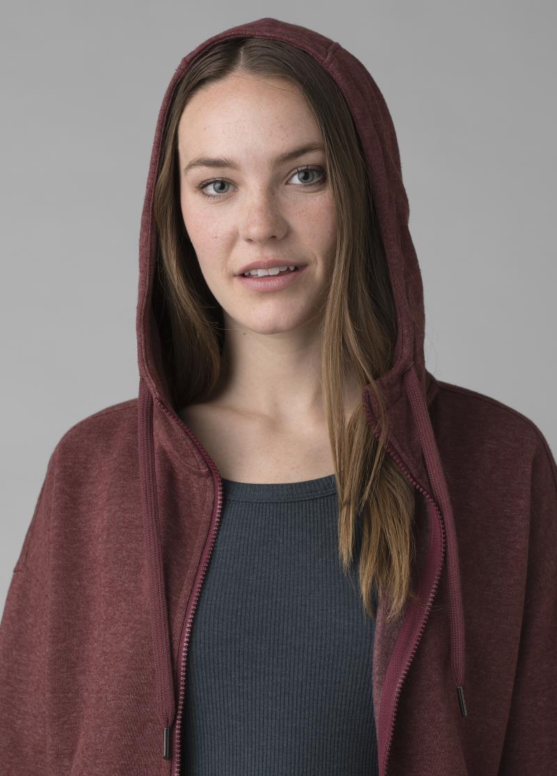 Cozy Up Jacket - Womens - Maroon Heather 6