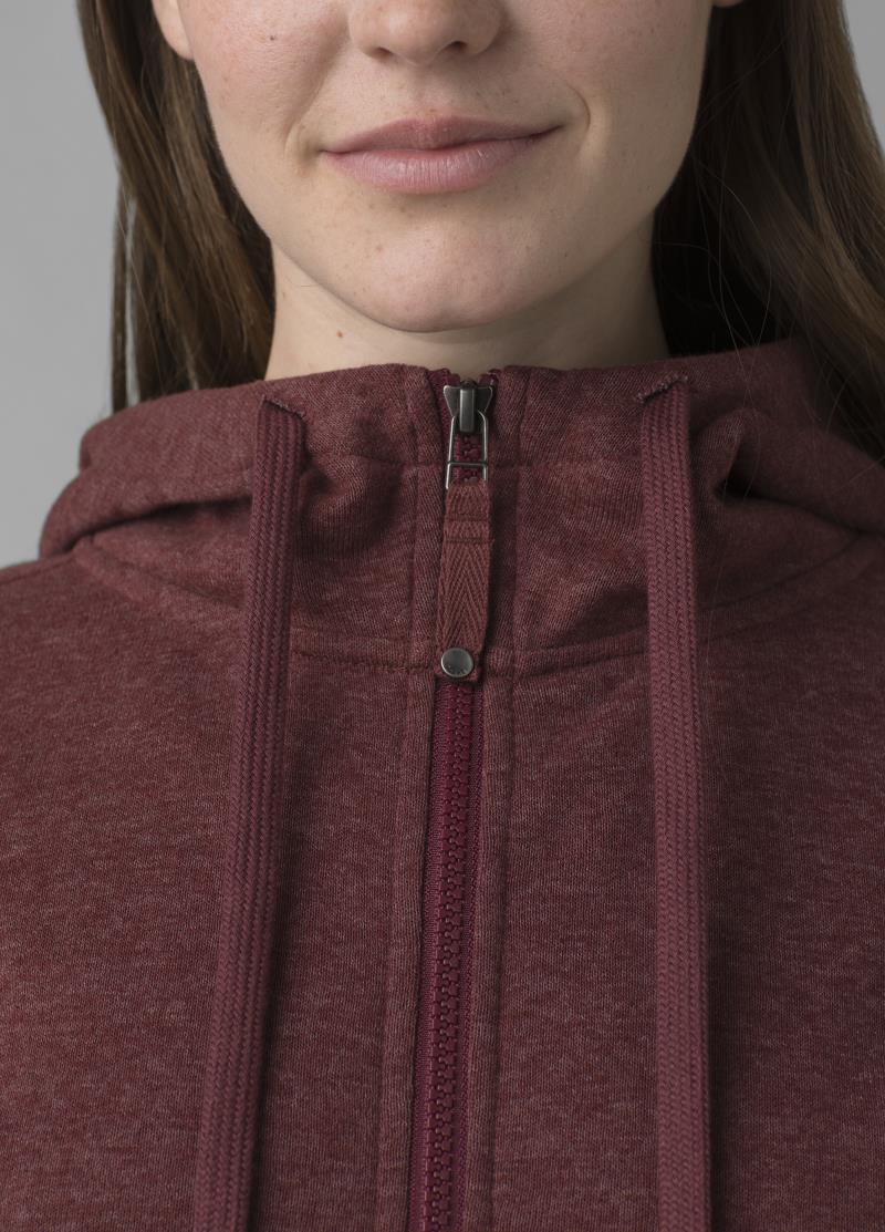 Cozy Up Jacket - Womens - Maroon Heather 7