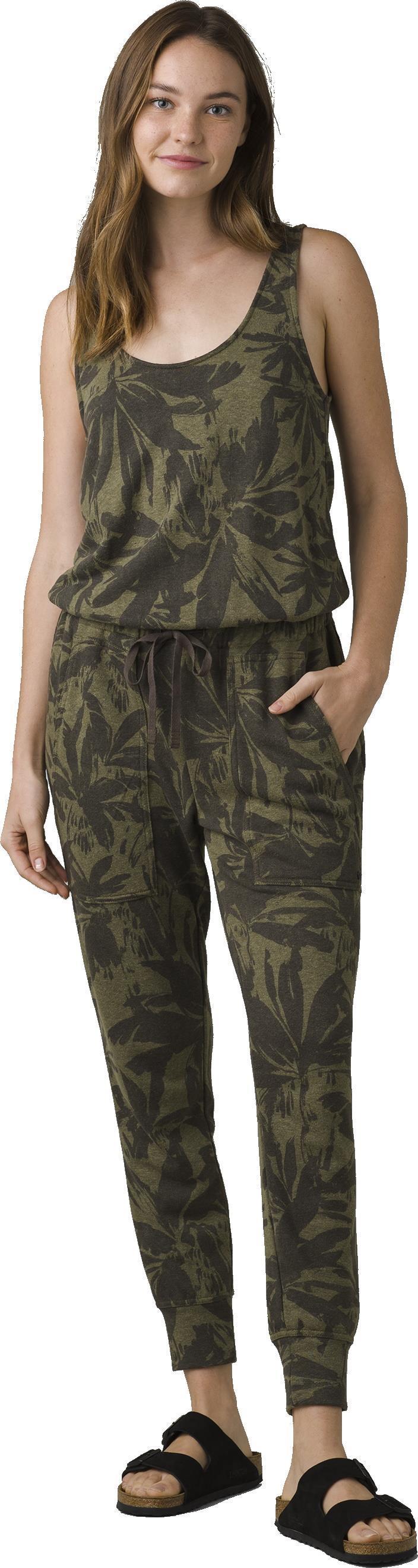 Cozy Up Jumpsuit - Womens - cargo palms 1