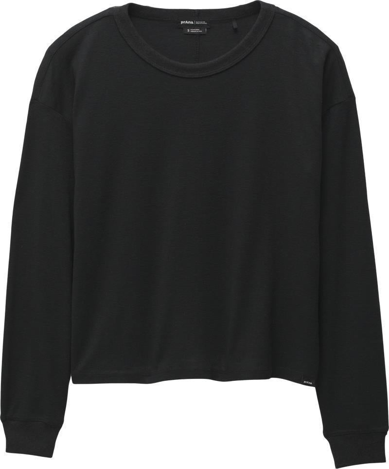 Cozy Up LS Crew - Womens - Black 1