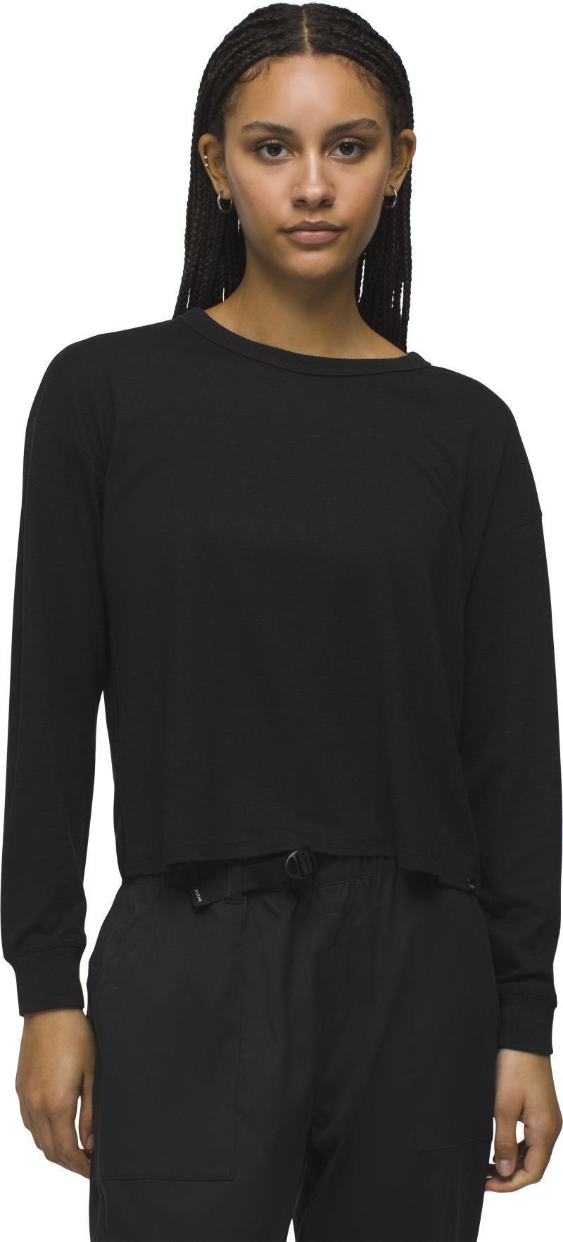 Cozy Up LS Crew - Womens - Black 2