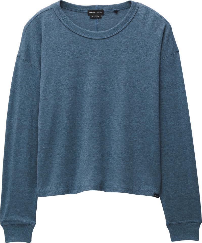 Cozy Up LS Crew - Womens - High Tide Heather 1