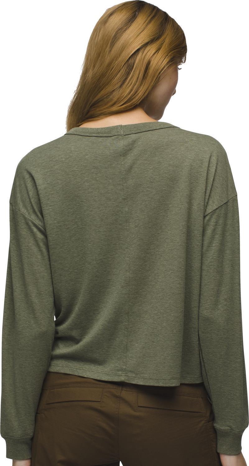 Cozy Up LS Crew - Womens - Rye Green 3