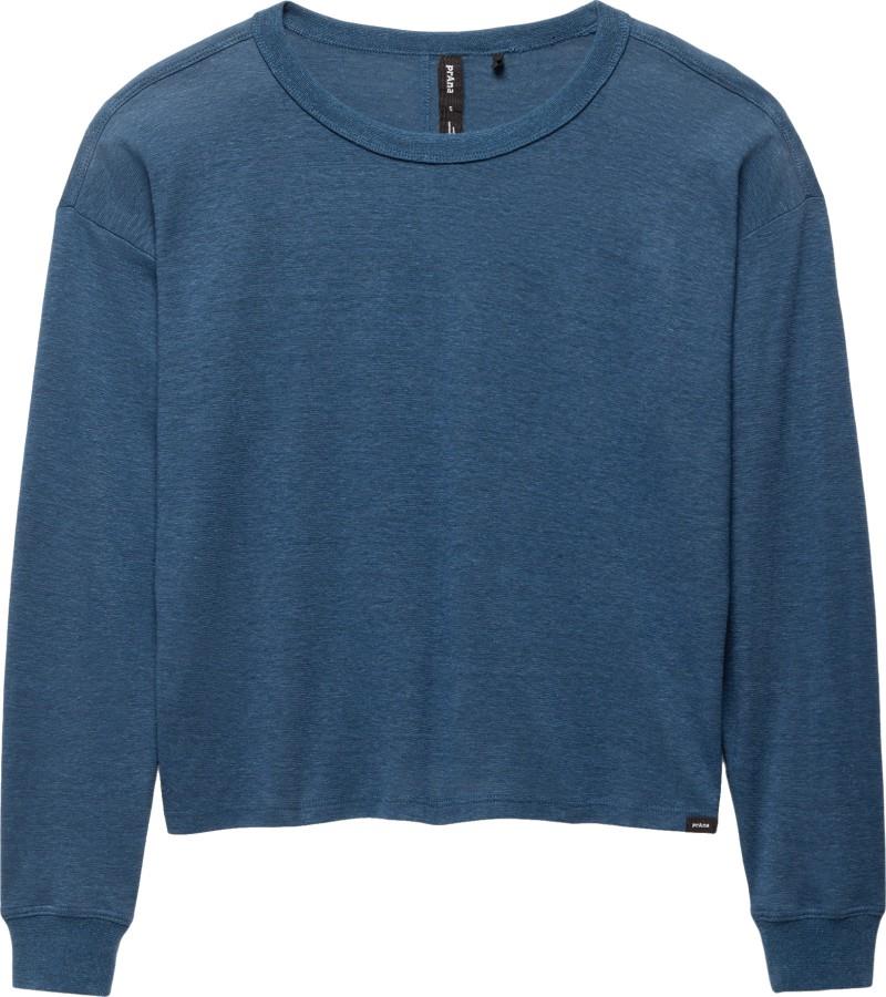 Cozy Up LS Crew - Womens - bluff blue 1