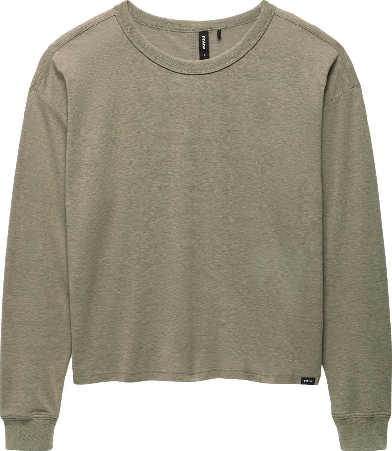 Cozy Up LS Crew - Womens - sage 1