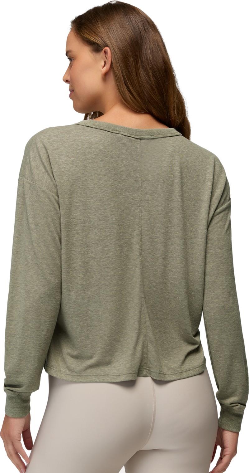 Cozy Up LS Crew - Womens - sage 1