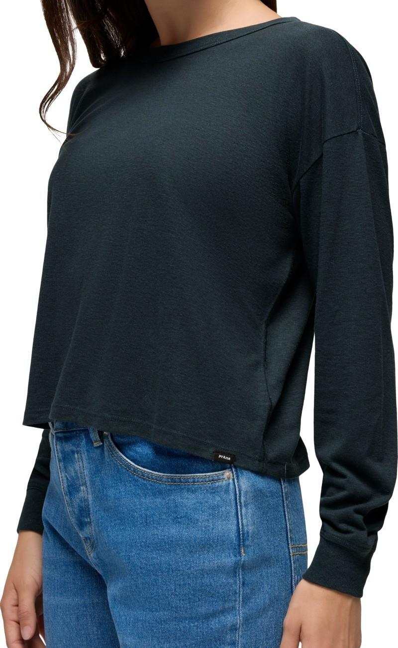 Cozy Up LS Crew - Womens - stormy night heather 1