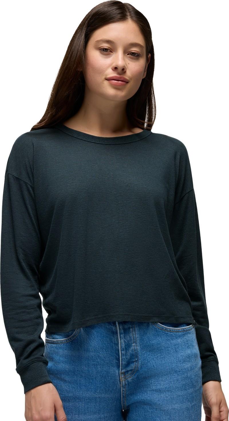 Cozy Up LS Crew - Womens - stormy night heather 1