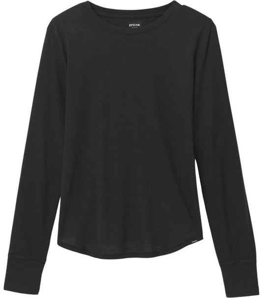 Cozy Up LS Tee - Womens - Black 1