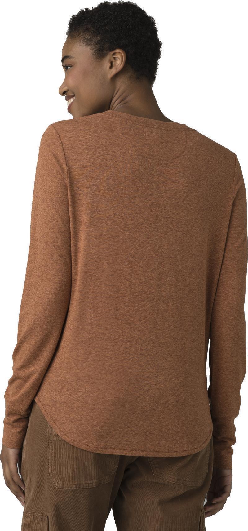 Cozy Up LS Tee - Womens - Dark Ale Heather 3