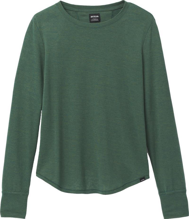 Cozy Up LS Tee - Womens - Deep Pine Heather 1