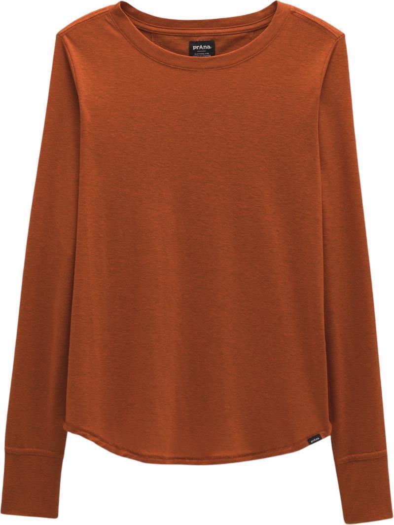 Cozy Up LS Tee - Womens - Fireside Heather 1