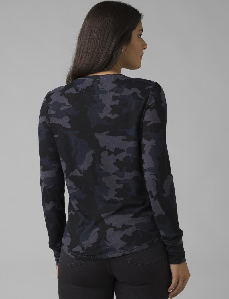 Cozy Up LS Tee - Womens - Nautical Camo 3
