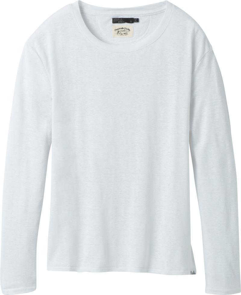 Cozy Up LS Tee - Womens - White 1