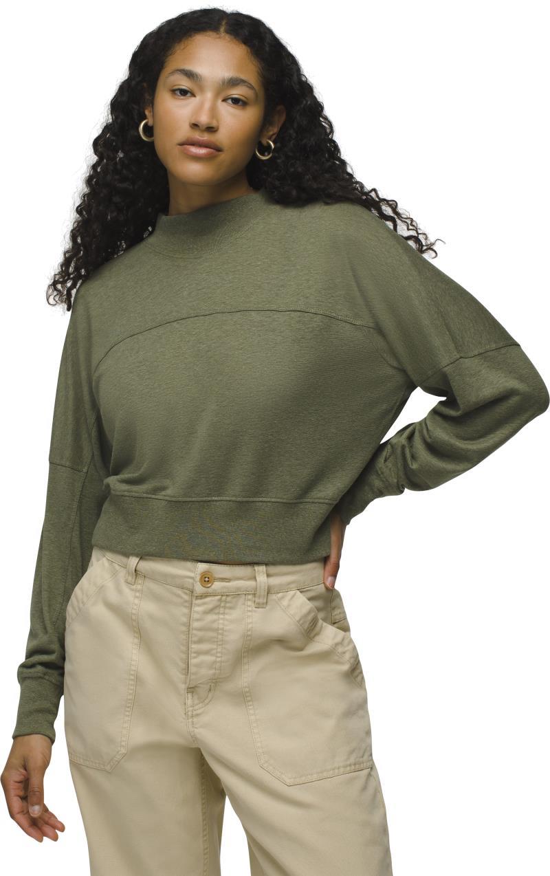 Cozy Up Mock Neck - Womens - Rye Green 2