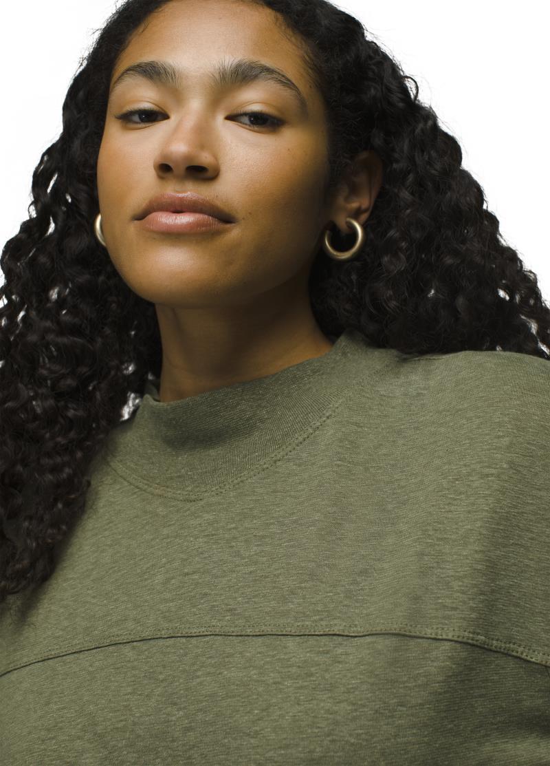 Cozy Up Mock Neck - Womens - Rye Green 4