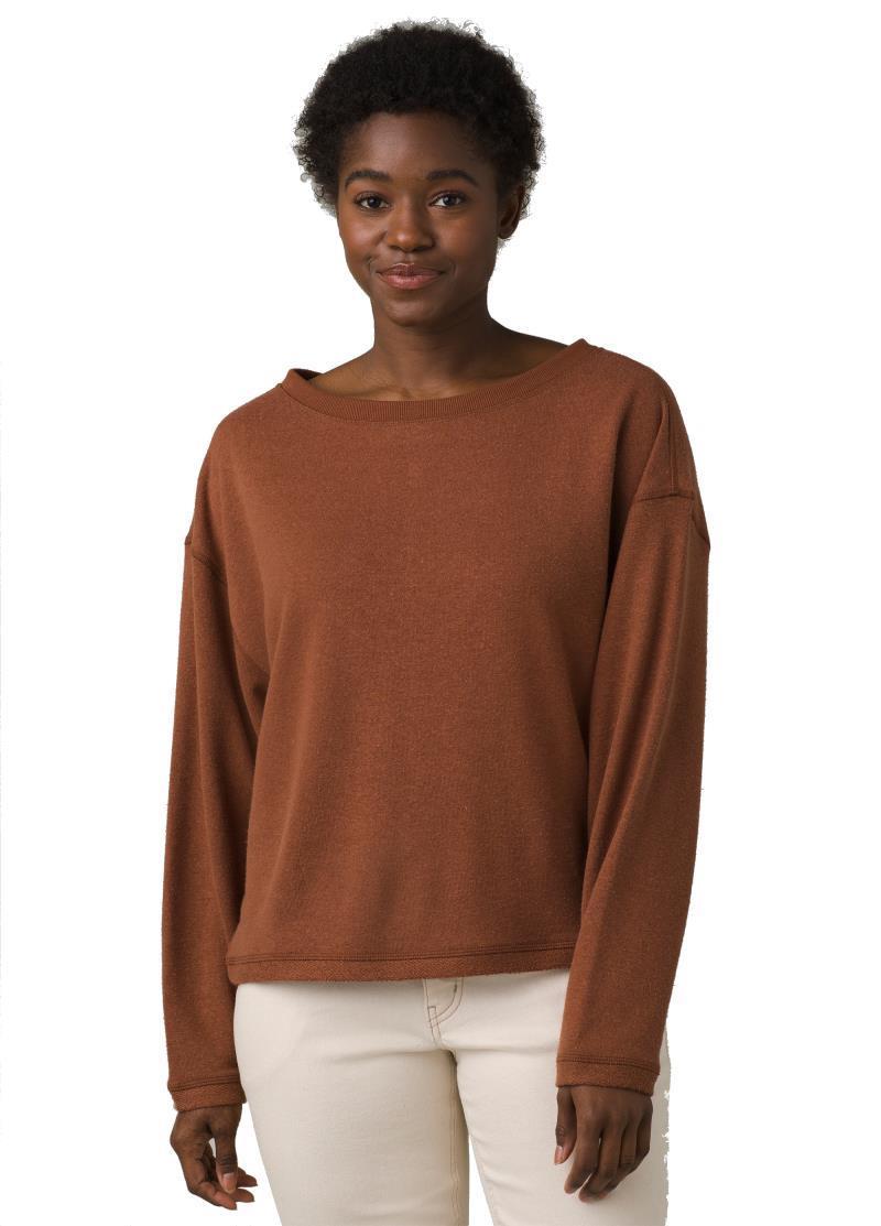 Cozy Up Polmdale Top - Womens - roux heather 1