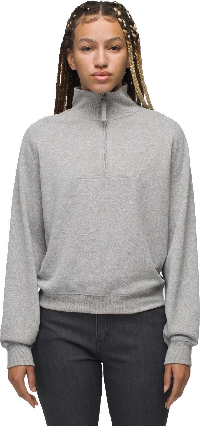 Cozy Up Pullover - Womens - Heather Grey 2